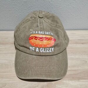 Funny Hot Dog Glizzy Baseball Cap Khaki Embroidered Dad Hat